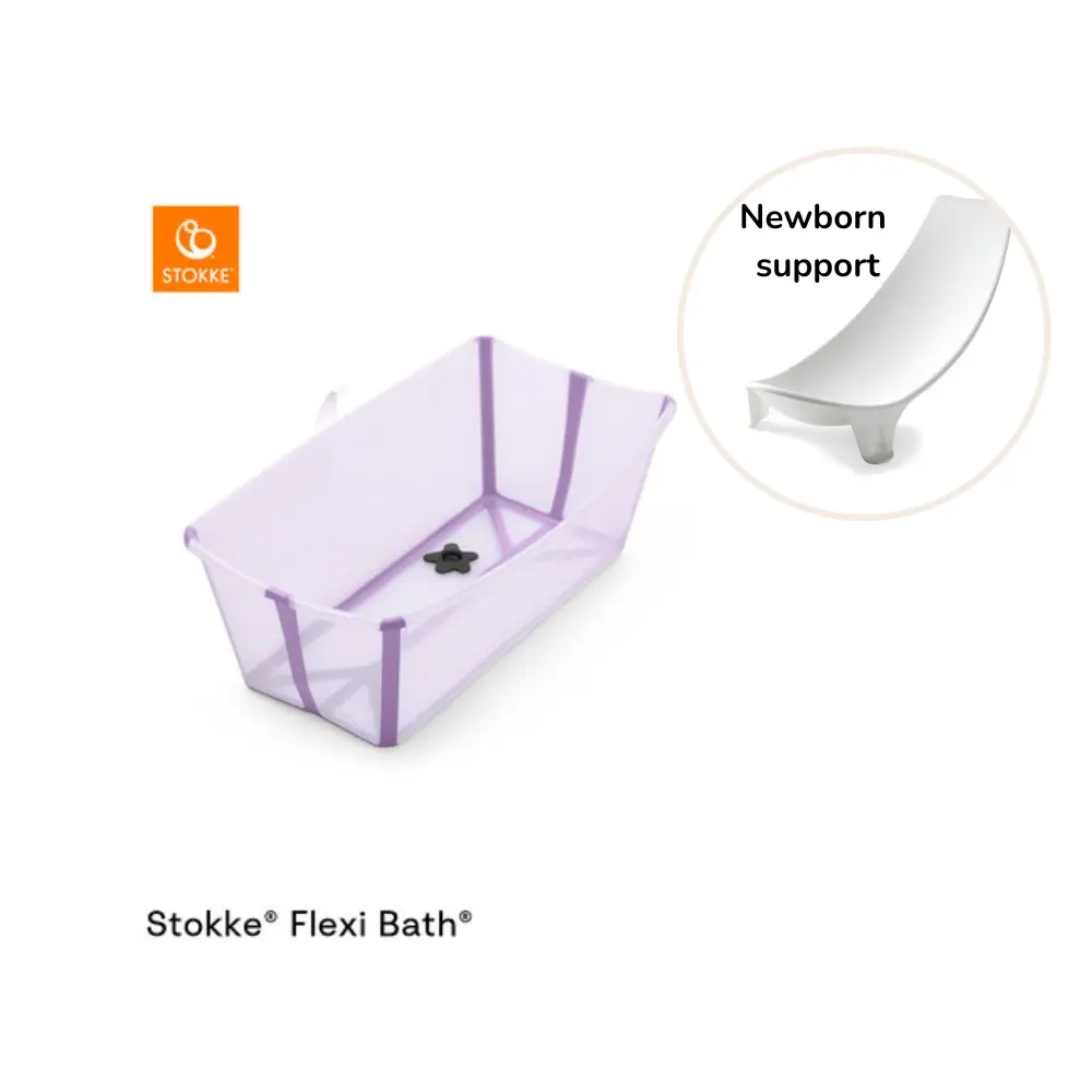 Stokke Flexibath Inkl  Newborn Support Lavender