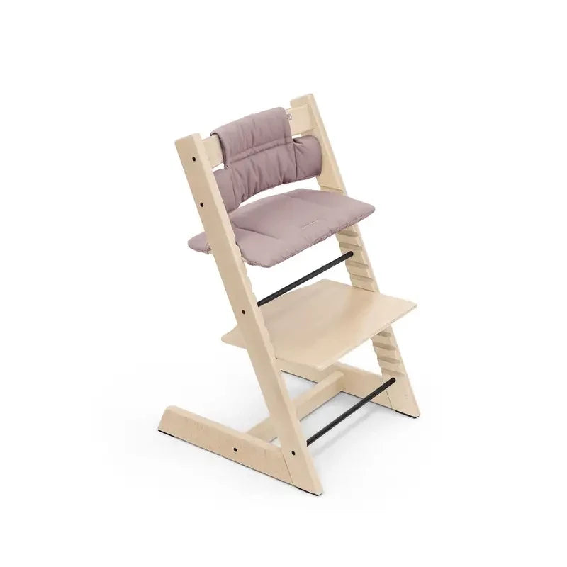 Stokke Tripp Trapp Stol Inkl  Hynde Vanilla White   Nordic Grey