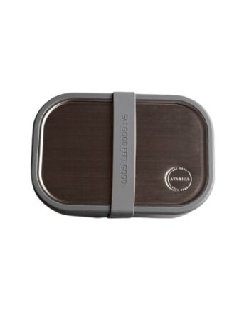 Aya Ida  Lunchbox 1000 Ml  Dark Grey