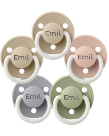 Bibs De Lux Night  Str      -  Mdr    Rund Latex  Sutter Med Navn   -pak
