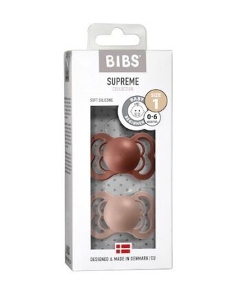 Bibs Supreme  -pak  Str      -  Mdr  Symmetrisk Silikone