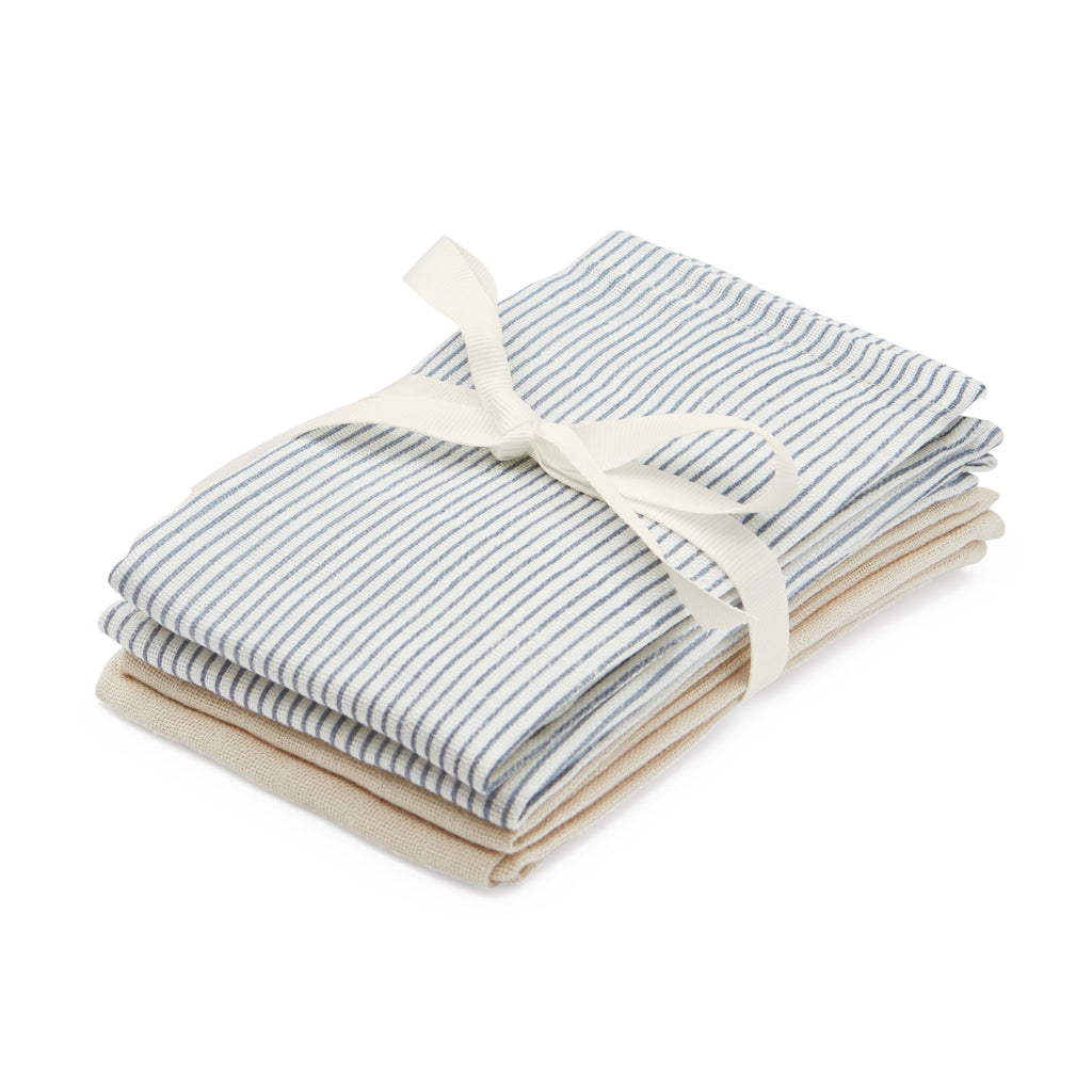 Cam Cam Copenhagen Vaskeklude Classic Stripes Blue Mix