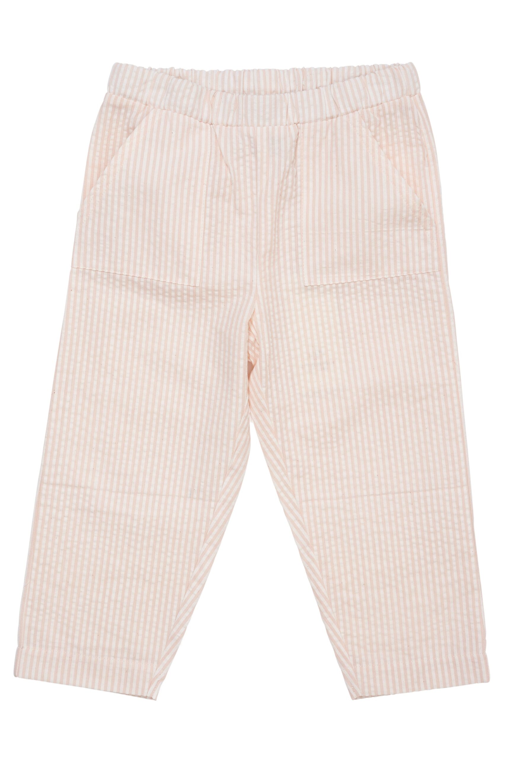 Copenhagen Colors Pants Dusty Rose Cream Stripe 80 Cm
