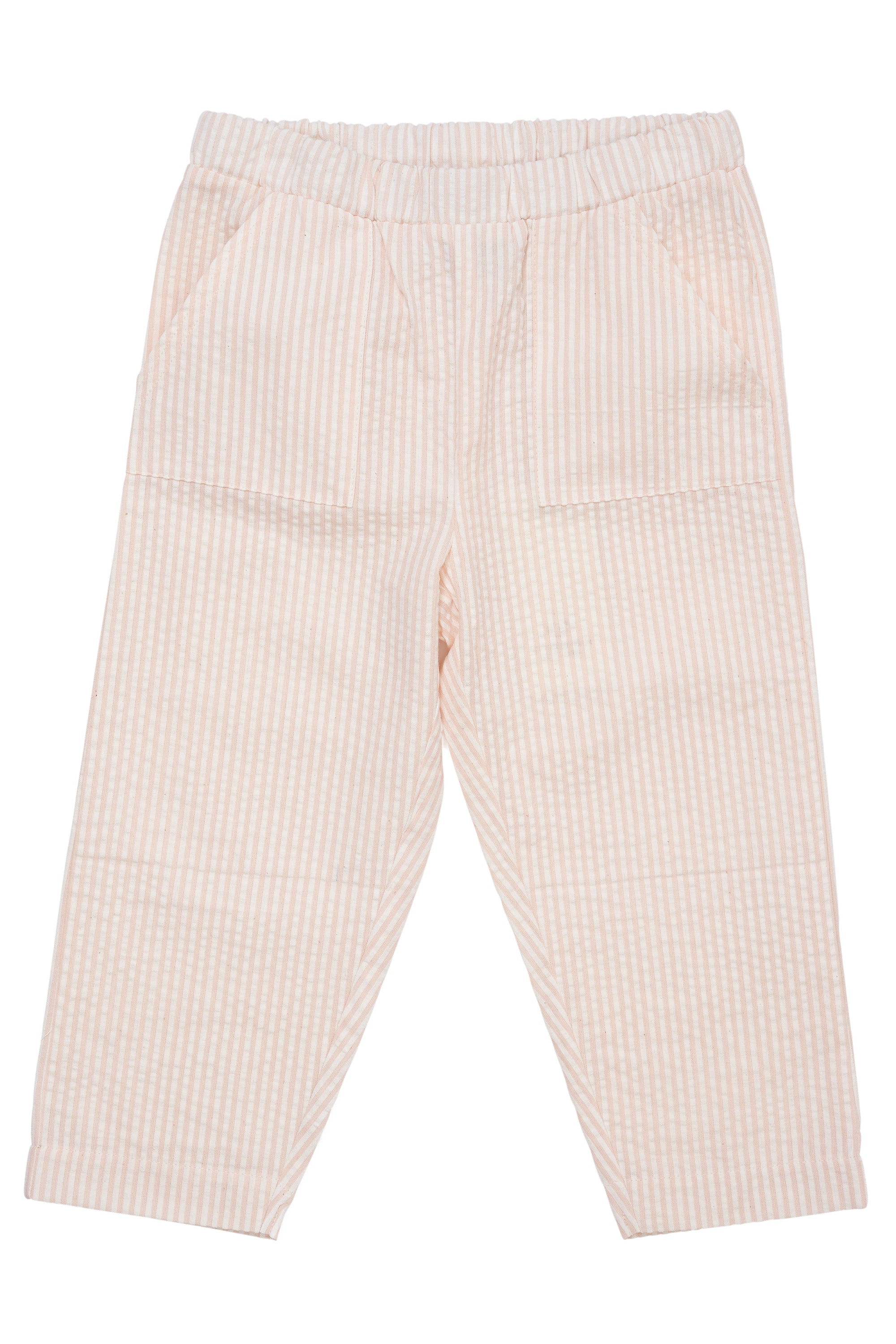 Copenhagen Colors Pants Dusty Rose Cream Stripe 80 Cm