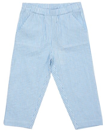 Copenhagen Colors Pants Sky Blue Cream Stripe 80 Cm