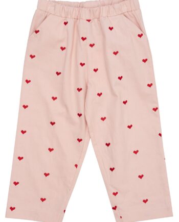 Copenhagen Colors Twill Hjerte Pants Dusty Rose 80 Cm