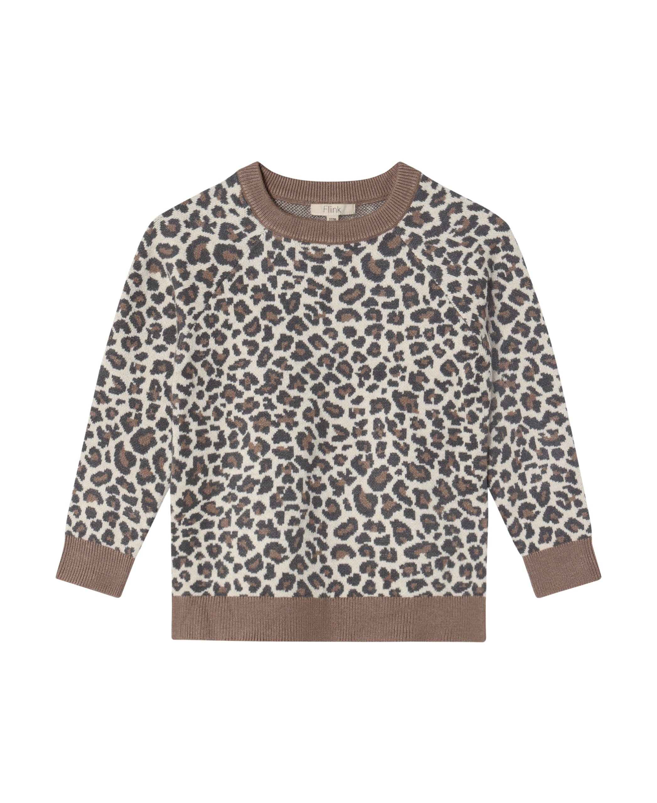 Fliink Benna Leo Pullover Pine Bark 86 Cm