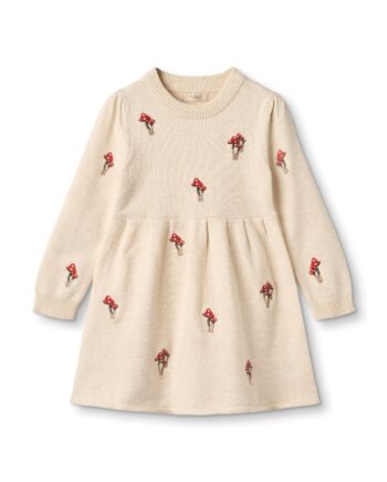 Fliink Benna Mushroom Dress Sandshell 80 Cm