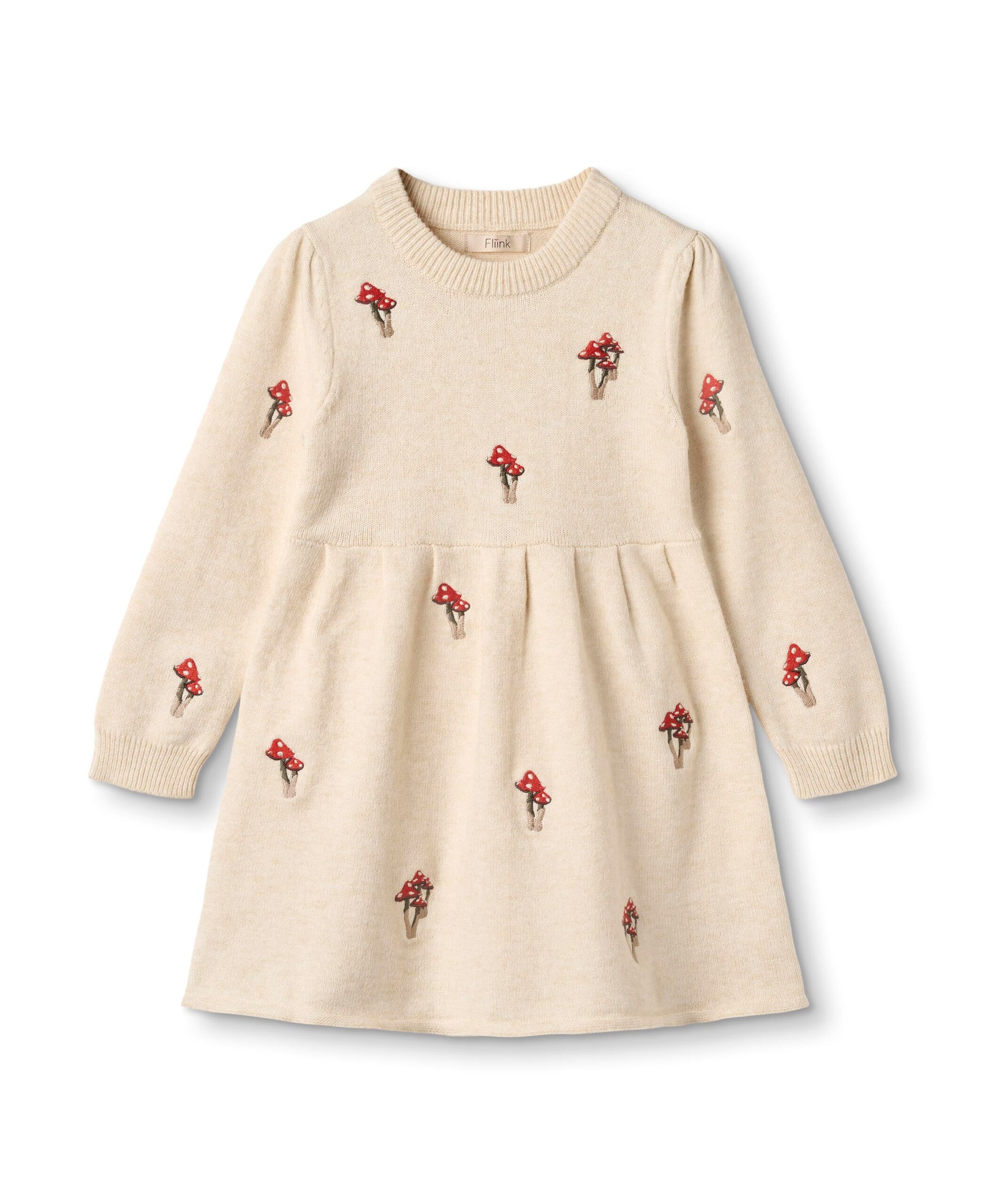 Fliink Benna Mushroom Dress Sandshell 80 Cm