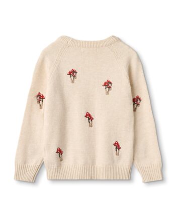Fliink Benna Mushroom Pullover Sandshell 80 Cm