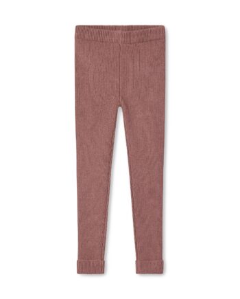 Fliink Benna Rib Leggings Ash Rose 86 Cm