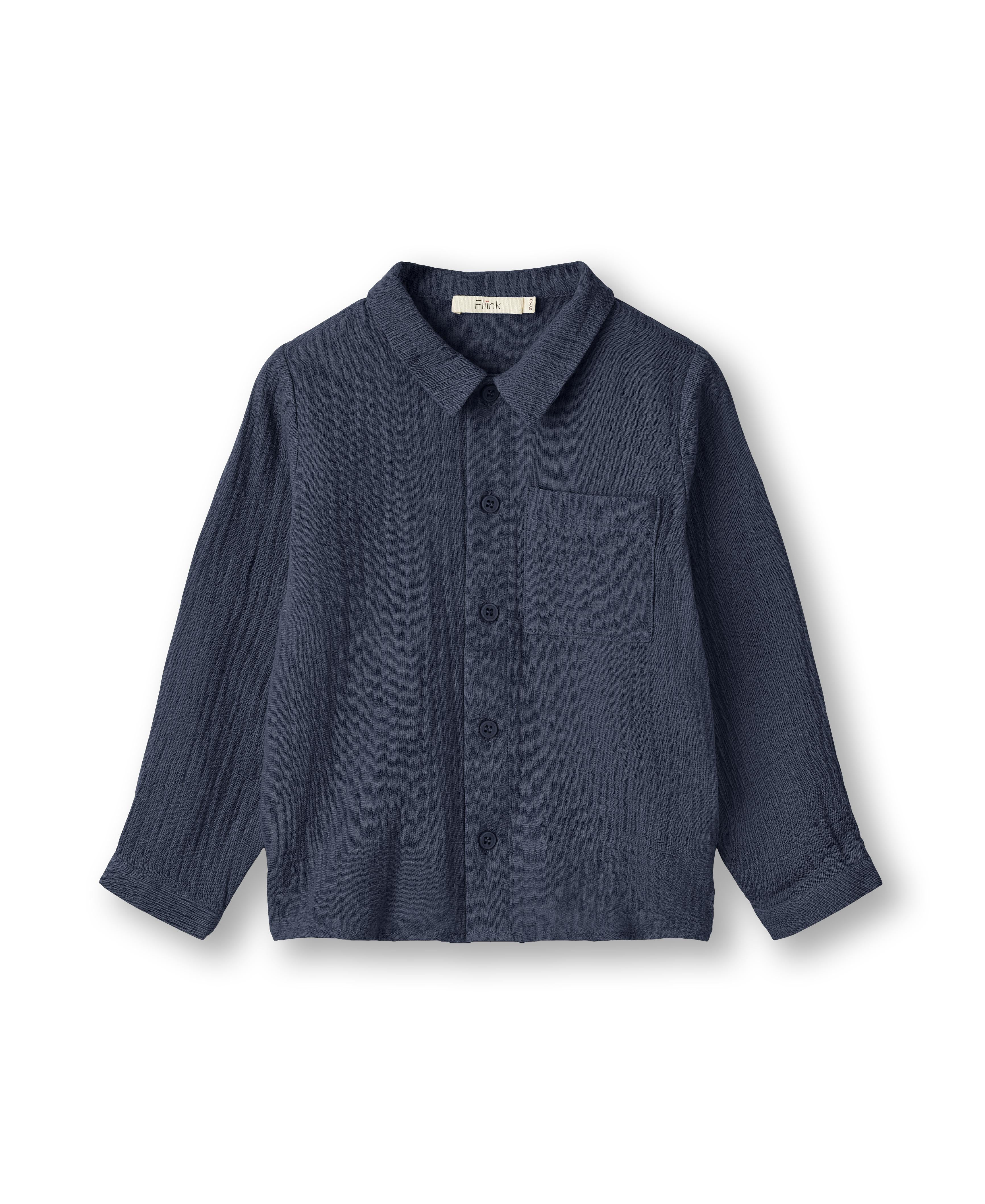 Fliink Elmo Ls Shirt Insignia Blue 86 Cm
