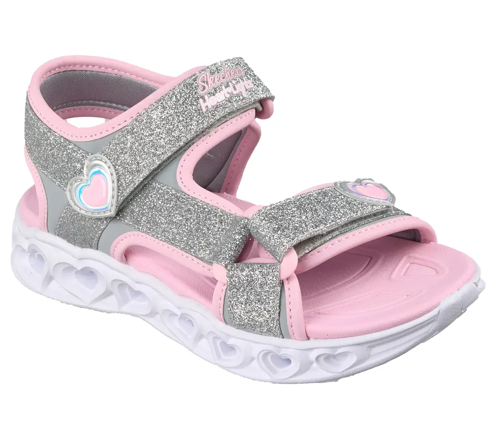 Heart Lights Sandals Silver 29