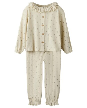Lil Atelier Gago Rua Nightset Turtledove Floral 92 Cm