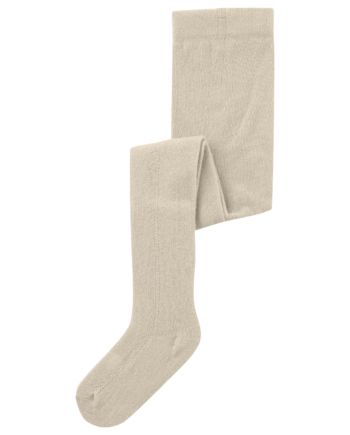 Lil Atelier Ilso Roa Pointelle Strømpebukser Fog 50 56 Cm