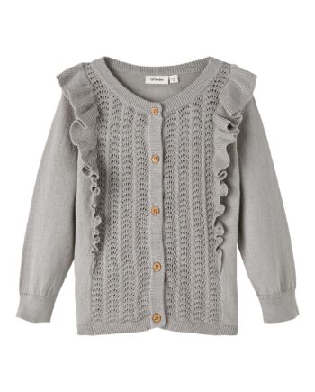 Lil Atelier Lara Knit Cardigan Wet Weather 92 Cm