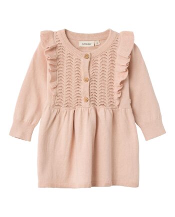 Lil Atelier Lara Knit Dress Rose Dust 56 Cm