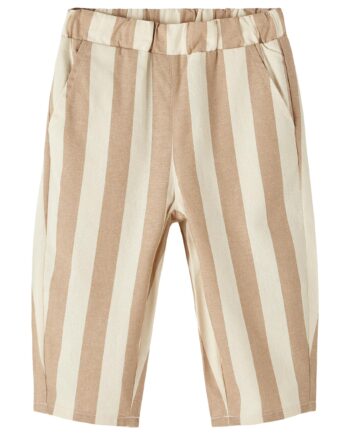 Lil Atelier Lasse Loose Pants Whitecap Gray 92 Cm