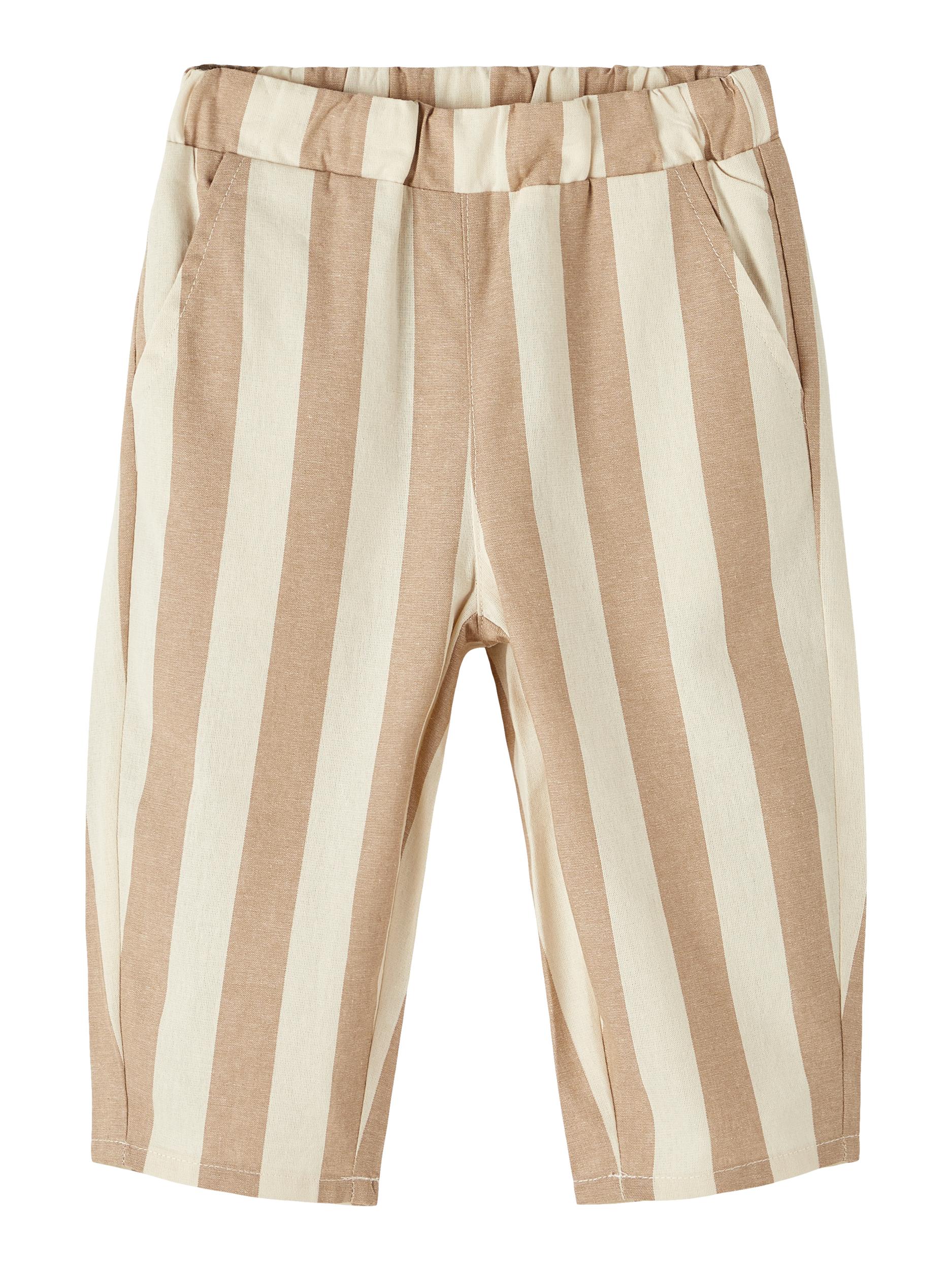 Lil Atelier Lasse Loose Pants Whitecap Gray 92 Cm
