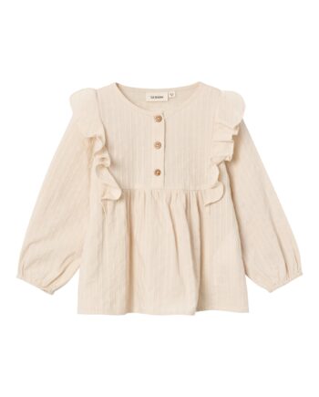 Lil Atelier Tiba Loose Shirt Fog 92 Cm