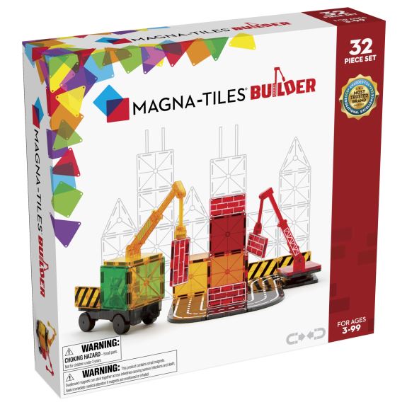 Magna-tiles Magnetisk Legetøj Builder 32 Dele