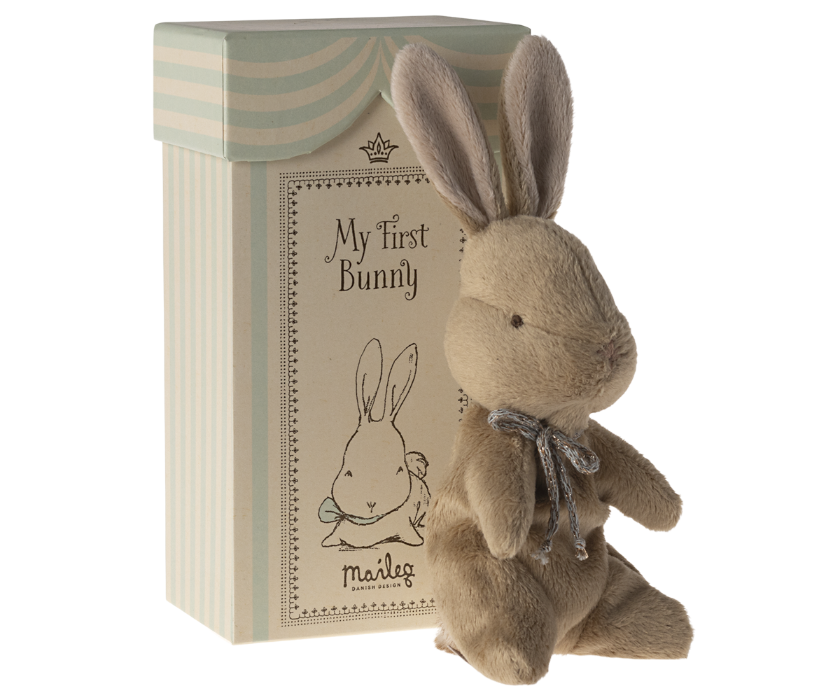 Maileg My First Bunny æske Brun
