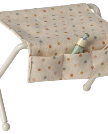 Maileg Puslebord Baby Mus Råhvid
