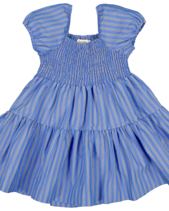 Marmar Dyman Smooth Dress Cornflower Stripe 92 Cm     år