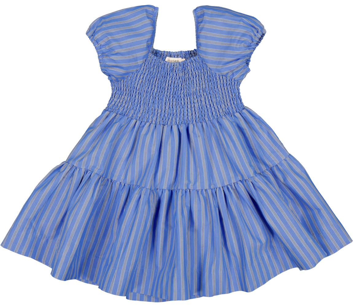 Marmar Dyman Smooth Dress Cornflower Stripe 92 Cm år
