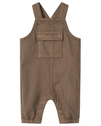 Name It Ib Bow Twill Overall Walnut 50 Cm