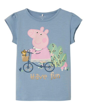 Name It Jasmine Gurli Gris Bluse Endless Sky 86 Cm