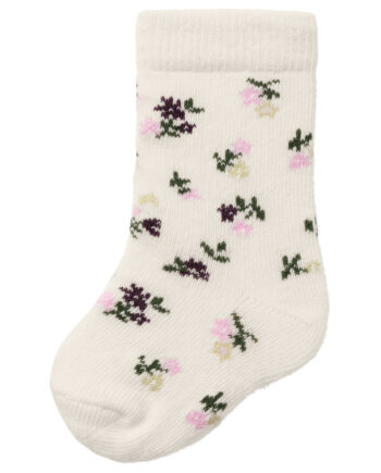 Name It Kisja Strømpe Med Blomster  Jet Stream 50 56