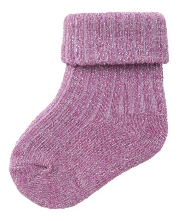 Name It Nobba Glitter Strømpe Mauve Orchid 50 56