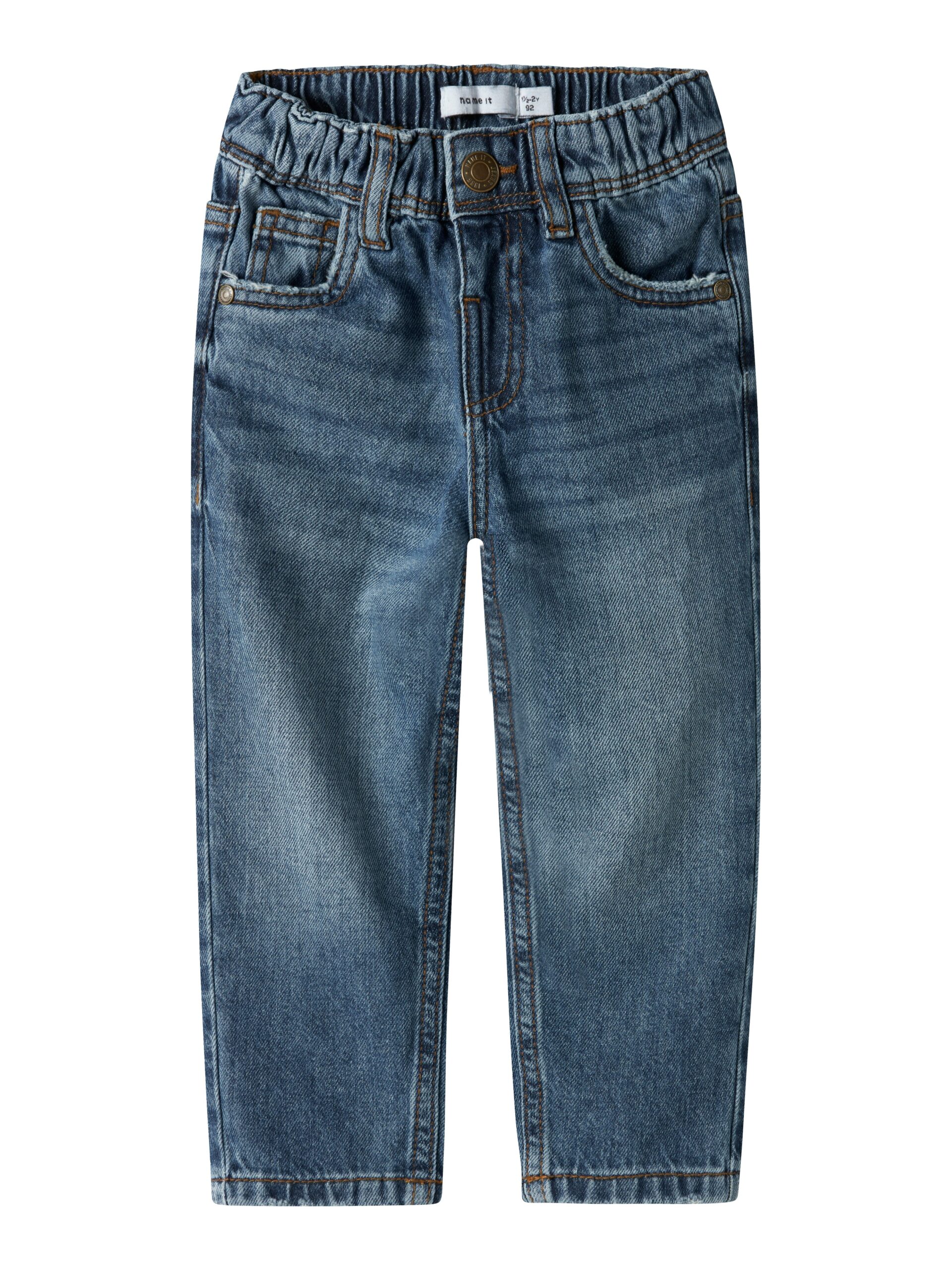Name It Silas Tapered Jeans Medium Blue Denim 92 Cm