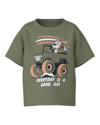 Name It Vagno  -shirt Oil Green 86 Cm