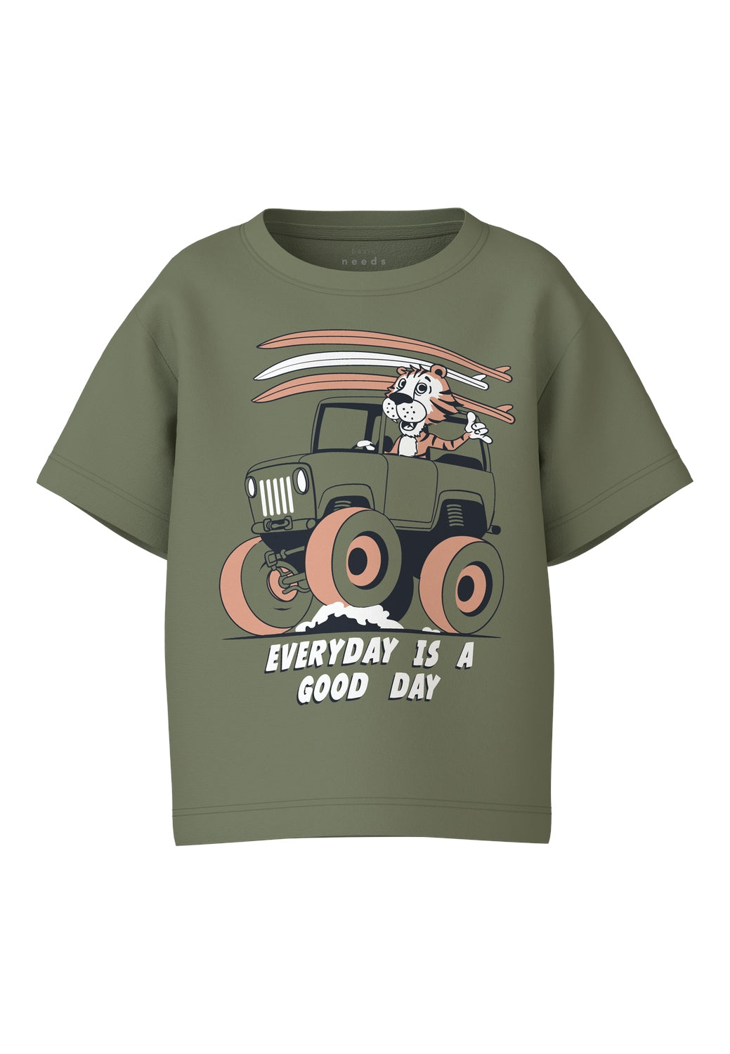 Name It Vagno -shirt Oil Green 86 Cm