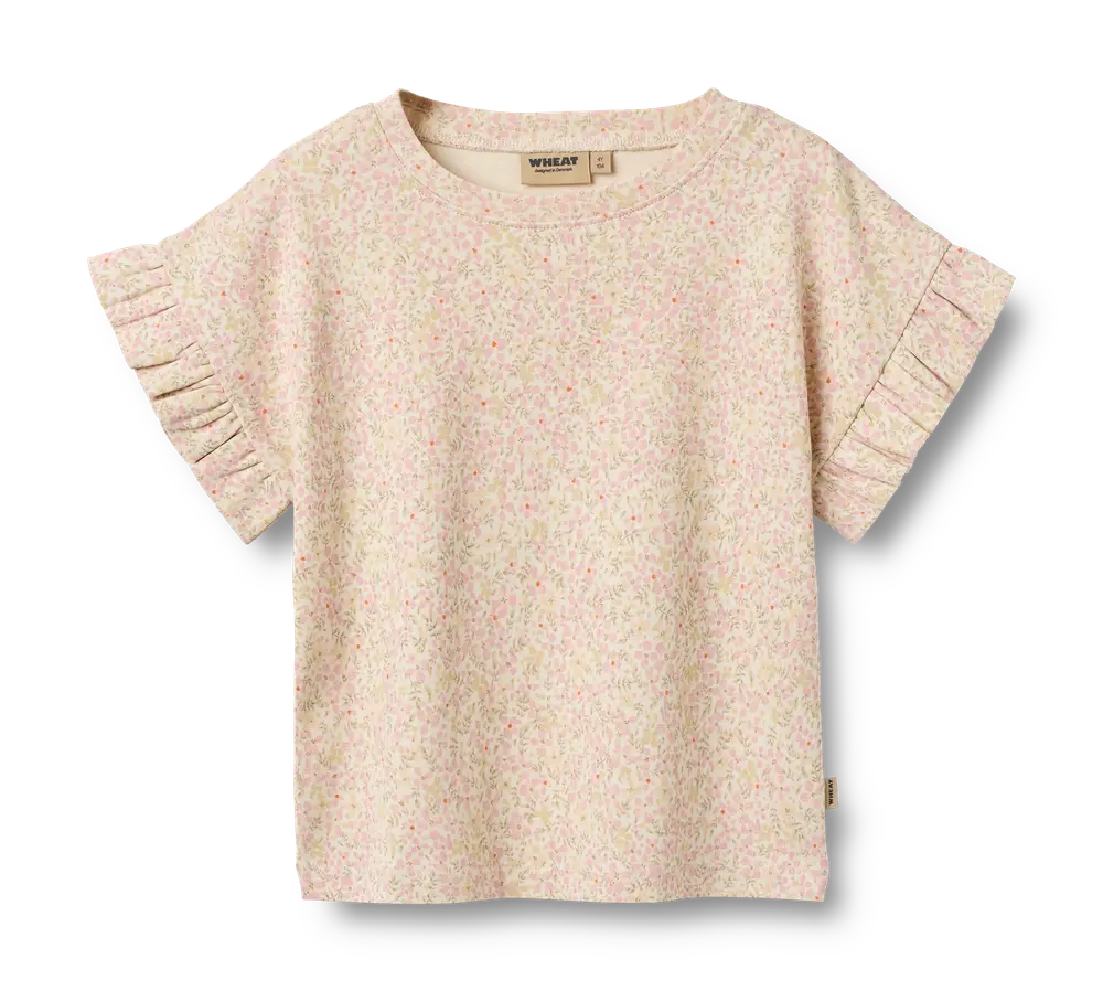 Ally  -shirt Coral Flowers 92