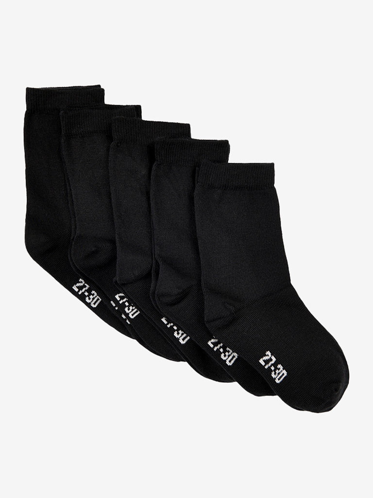 Ankel Sokker -solid   -pack  Black 19 22