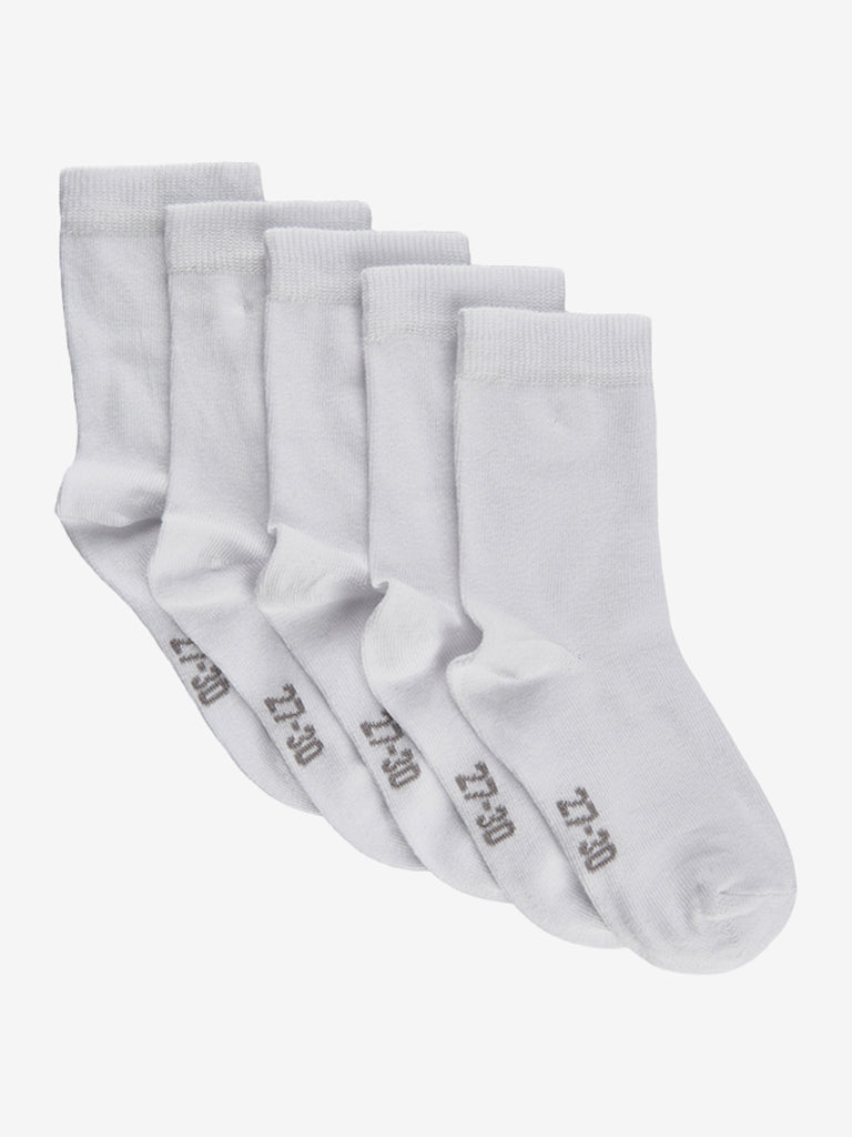 Ankel Sokker -solid   -pack  White 19 22