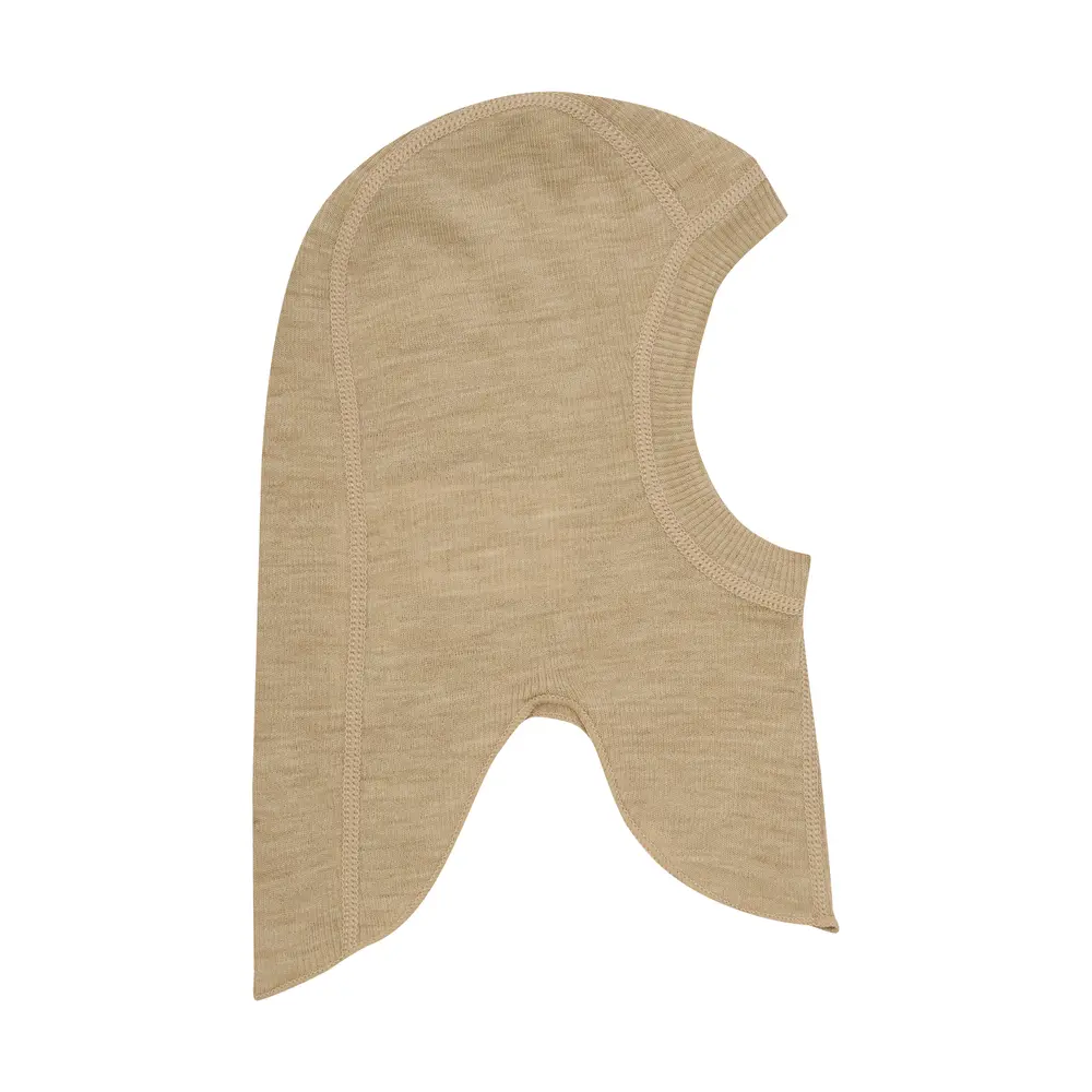 Bekids Uld Elefanthue Light Camel Melange 70