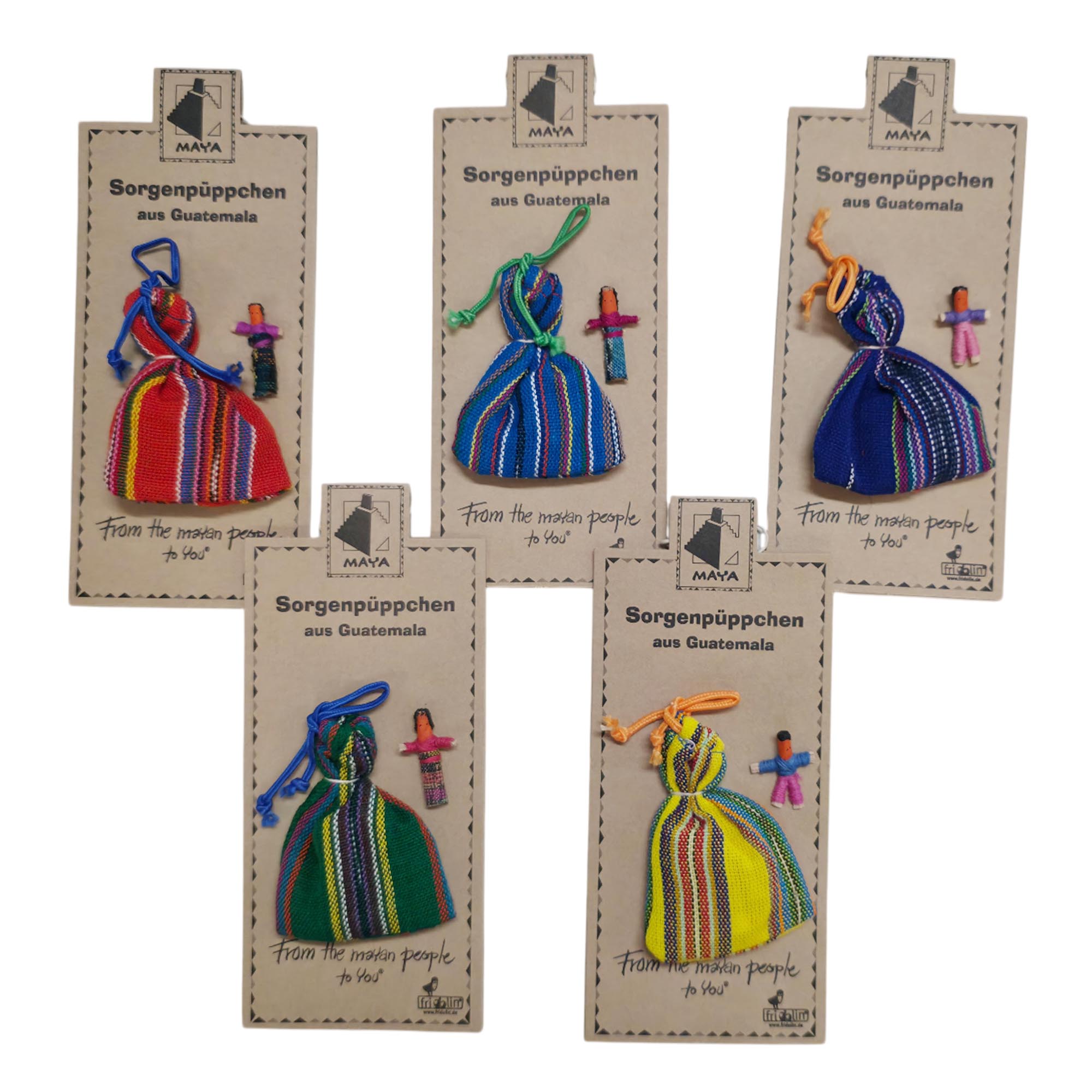 Bekymringsdukke Assorteret   Stk