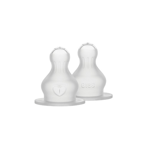 Bibs Bottle Nipple  Flaskesut  -pak  Silicone  Thick Flow