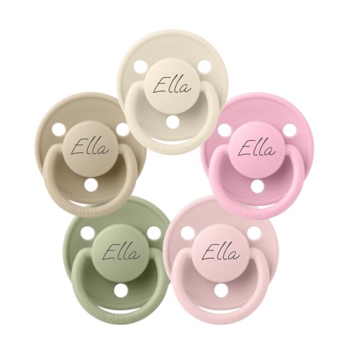 Bibs De Lux  Str        Mdr  Rund Latex  Sutter Med Navn   -pak