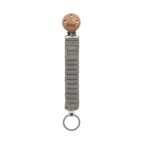 Bibs Paci Braid  Suttesnor  Cloud