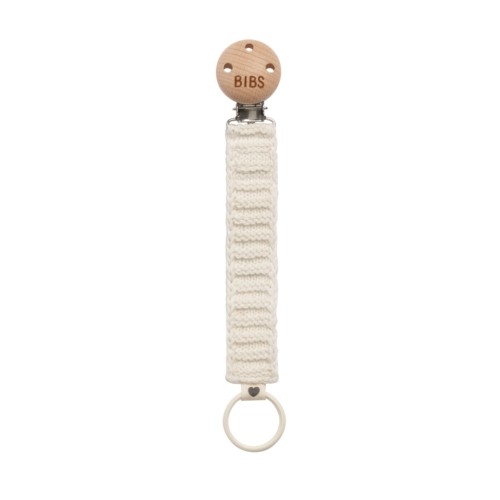 Bibs Paci Braid  Suttesnor  Ivory