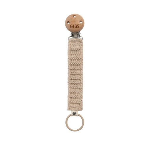 Bibs Paci Braid  Suttesnor  Vanilla