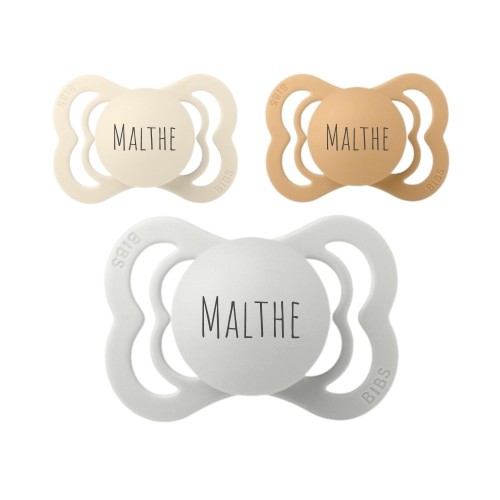Bibs Supreme  Str      -  Mdr    Symmetrisk Latex  Sutter Med Navn