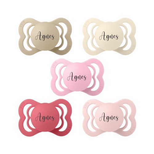 Bibs Supreme  Str      -  Mdr  Symmetrisk Latex  Sutter Med Navn    -pak