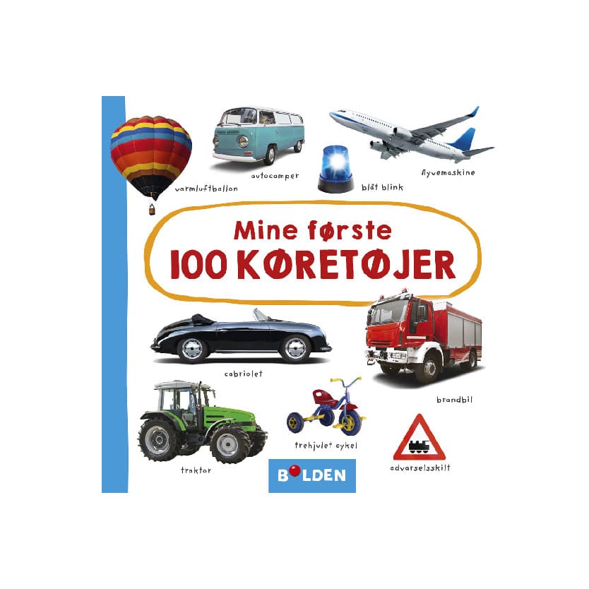 Mine Første 100 Køretøjer Billedbog Børn