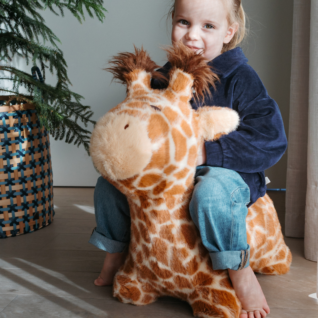 Blødt Hoppedyr Wild   Soft Giraf